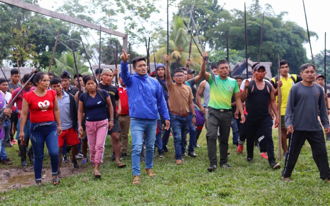 GOBIERNO WAMPÍS DESALOJA A LOS MINEROS ILEGALES EN SECTOR AYAMPIS