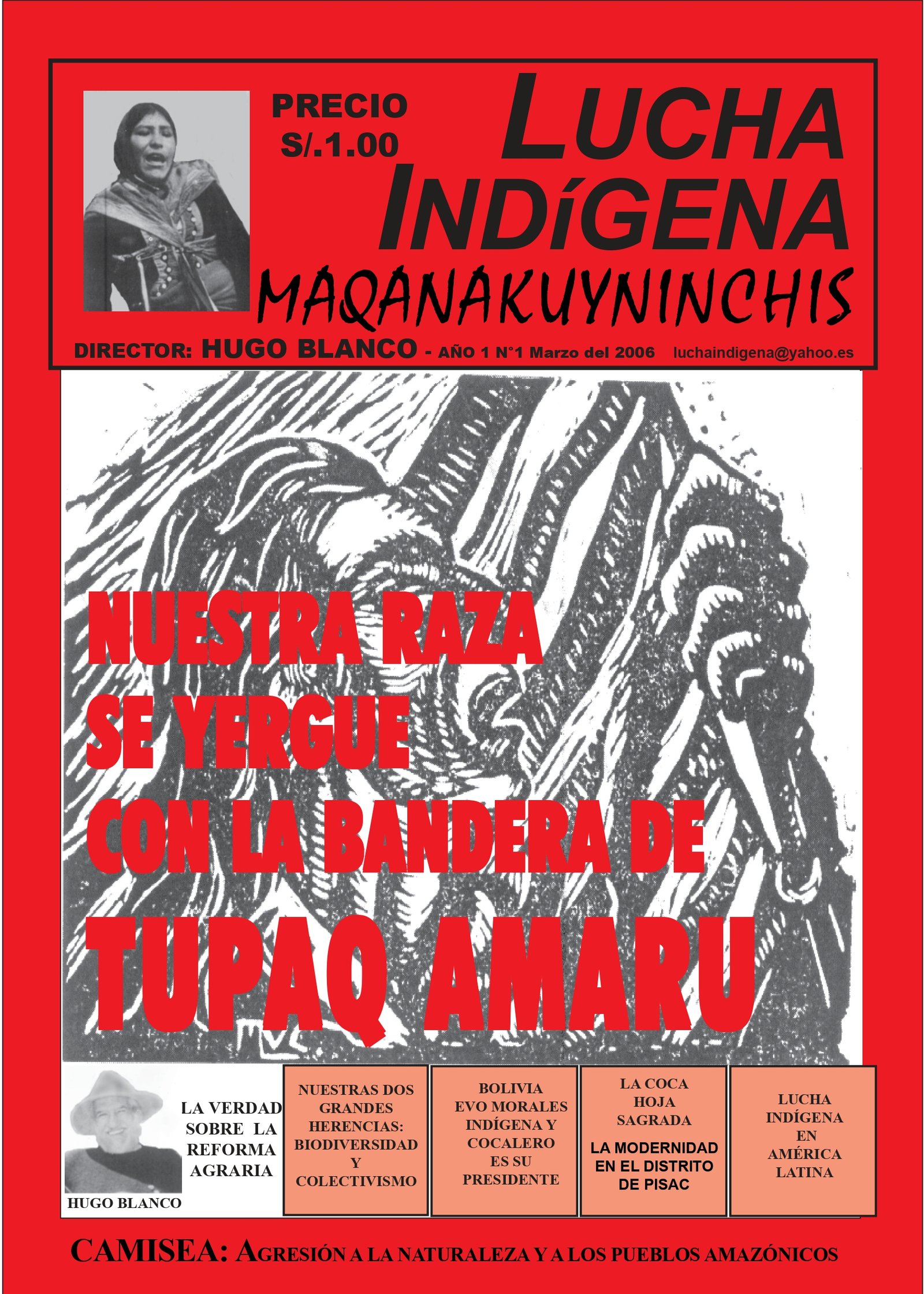 Lucha Indígena N° 1, Marzo 2006
