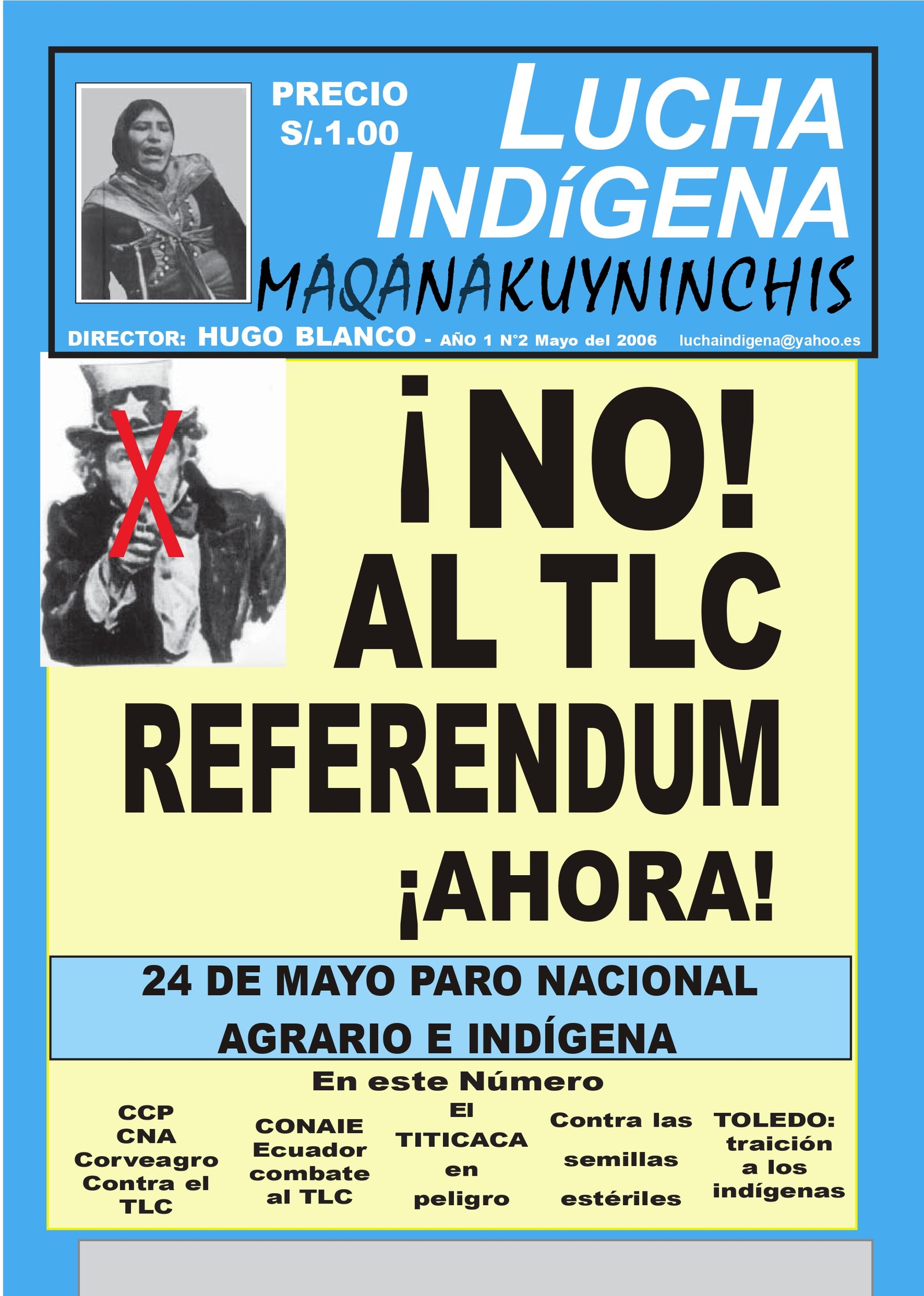 Lucha Indígena N°2, Mayo 2006