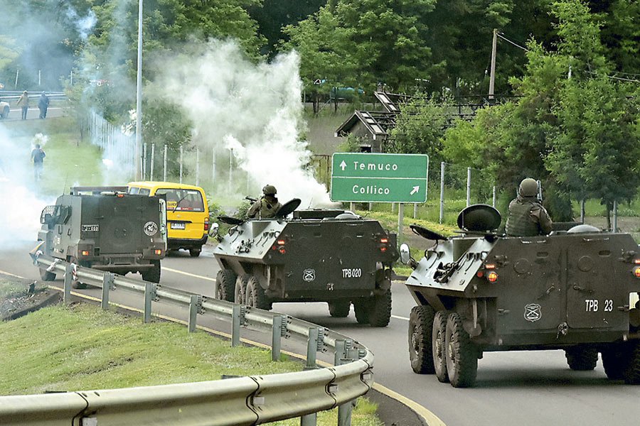 Militarización en Wallmapuche