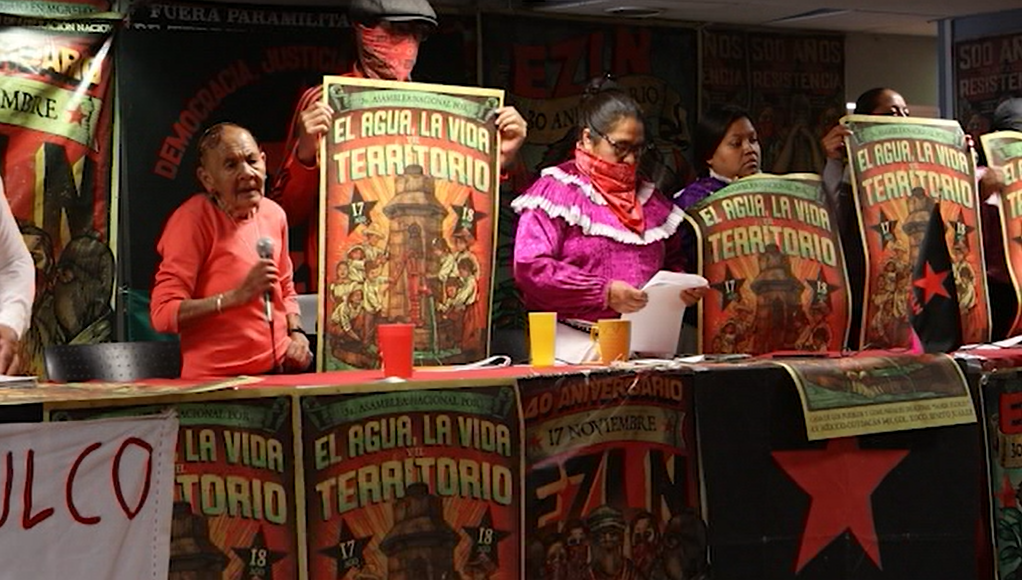«Al pueblo de México: no seamos conformistas con migajas. Sigamos la lucha por el agua»